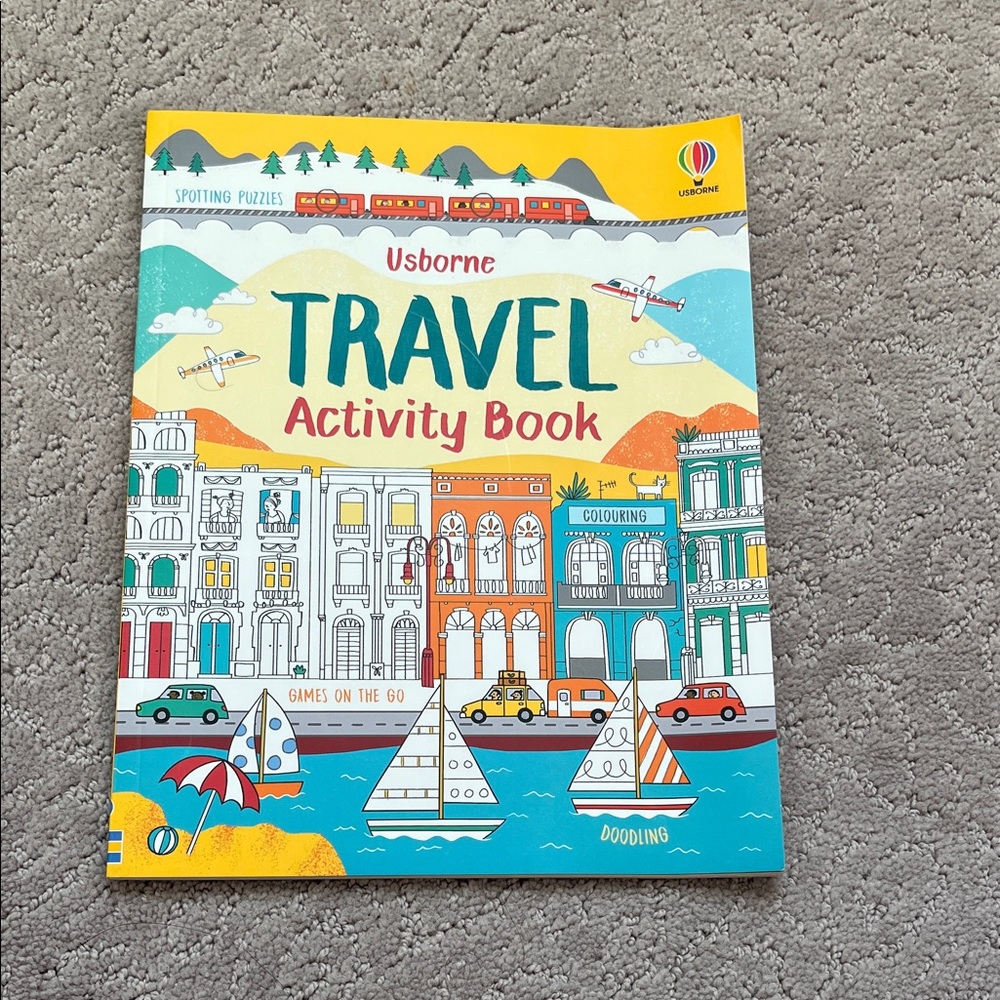Usborne Travel Activity Book 64pages